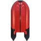 Надувная 4-местная ПВХ лодка Ривьера Компакт 3600 СК (красно-черная)